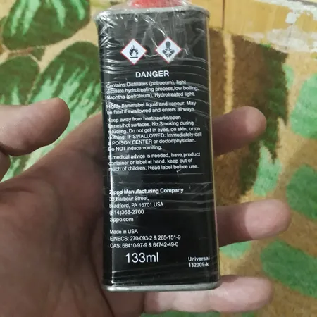 بنزین فندک زیپو مدل 125ML بسته 2 عددی