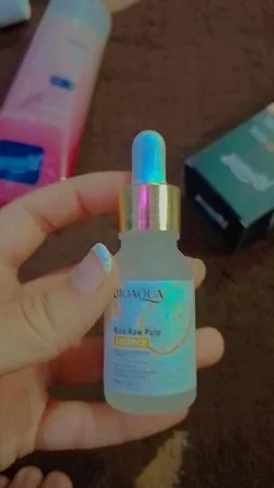 سرم پوست بایو آکوا مدل Rice Raw Pulp Hyaluronic Acid حجم 15 میلی لیتر