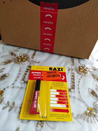 چسب قطره ای رازی مدل Super Glue حجم 3 میلی لیتر بسته 4 عددی