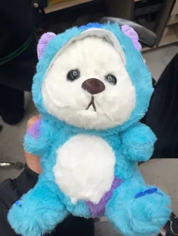 عروسک مدل خرس دو چهره طرح سالیوان ارتفاع 40 سانتی متر