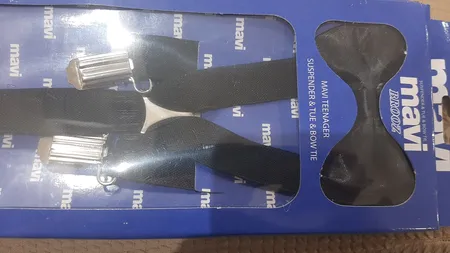 ست ساسبند و پاپیون پسرانه مدل CM181m