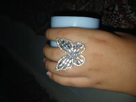 انگشتر زنانه مدل پروانه کد 2020