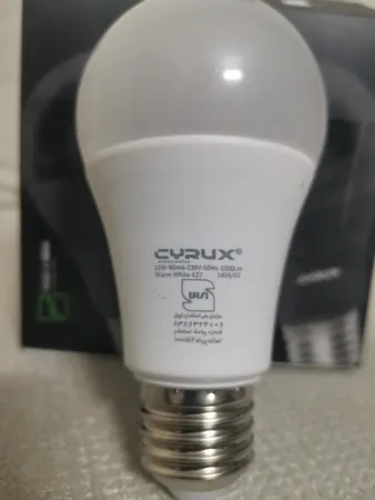 لامپ اس ام دی 12 وات سایروکس مدل A60 پایه E27 بسته دو عددی