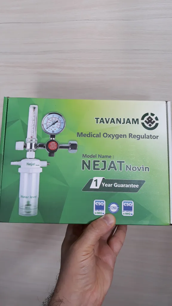 مانومتر اکسیژن توان جم مدل نجات