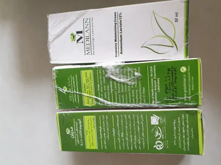 کرم مرطوب‌کننده مدیلن مدل آمونیوم لاکتات حجم 100 میلی‌لیتر