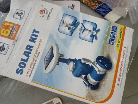 کیت آموزشی مدل ربات خورشیدی 6 در 1 کد 2011