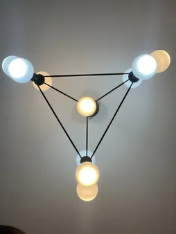 لوستر مدل مدرن طرح مولکولی کد 001