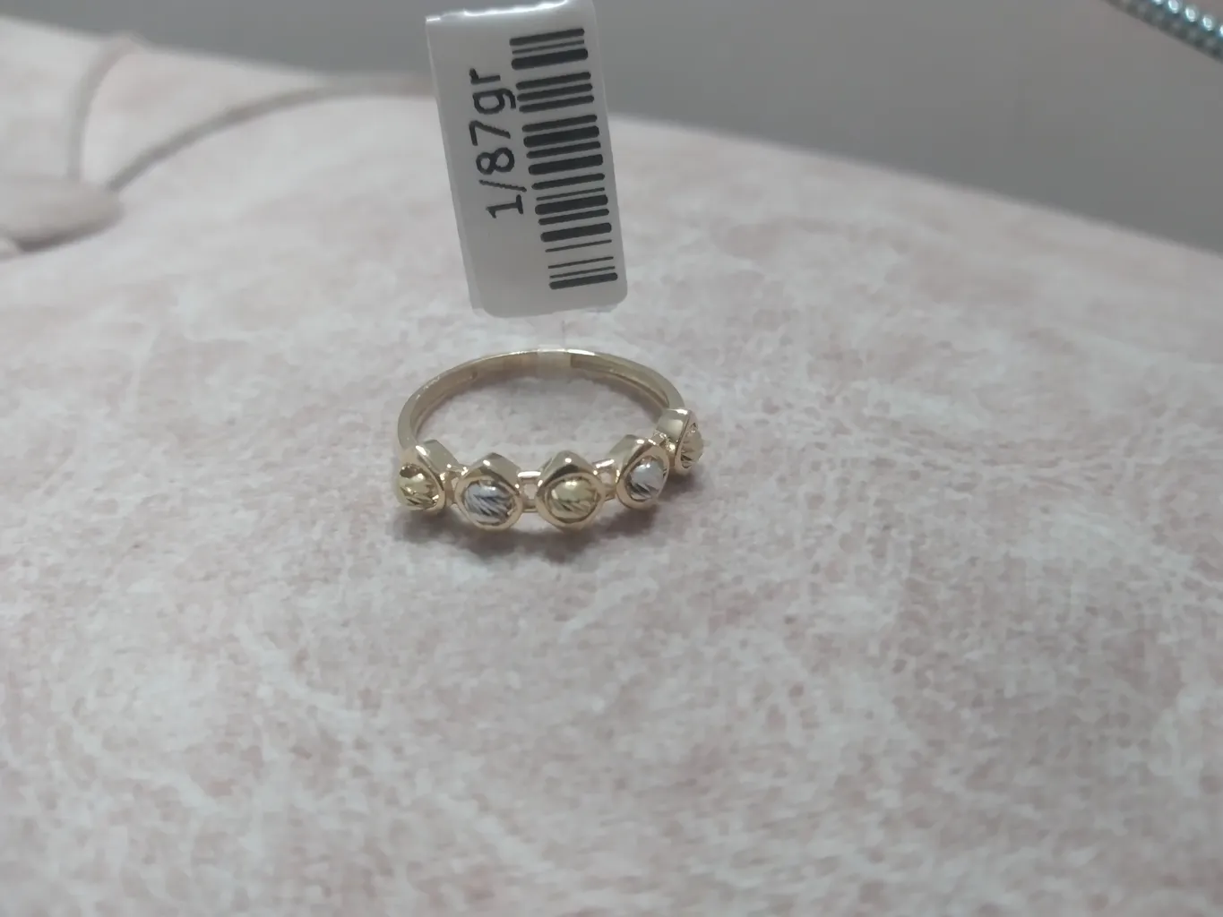 انگشتر طلا 18 عیار زنانه طلای مستجابی مدل 670149