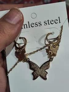 تجریه خرید نیم ست طرح پروانه کد sh07