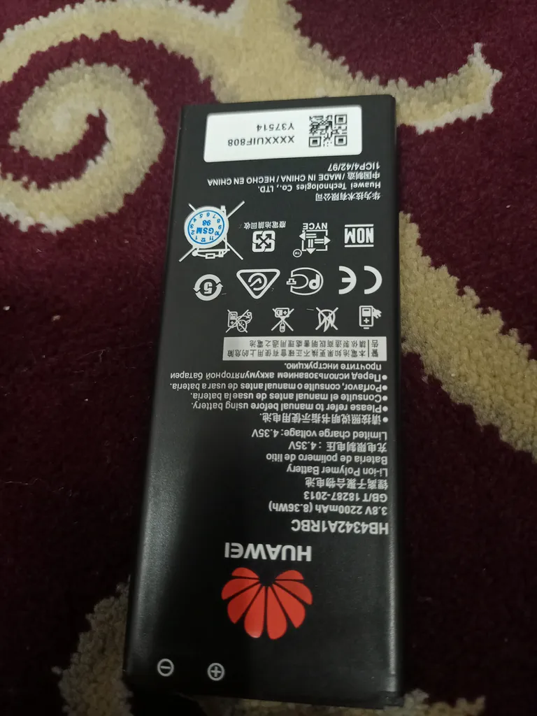 باتری موبایل هوآوی مدل HB4342A1RBC ظرفیت 2200 میلی آمپر ساعت مناسب برای گوشی موبایل هوآوی Y5 II