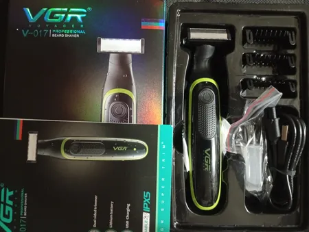 ماشین اصلاح موی سر و بدن و صورت وی جی ار مدل V-017