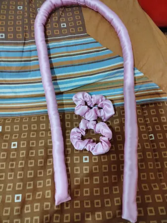 بیگودی مدل کرلی روبان به همراه کش مو بسته 2 عددی