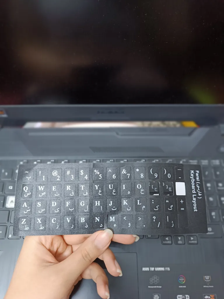 برچسب حروف کیبورد دیتا لایف مدل چرم