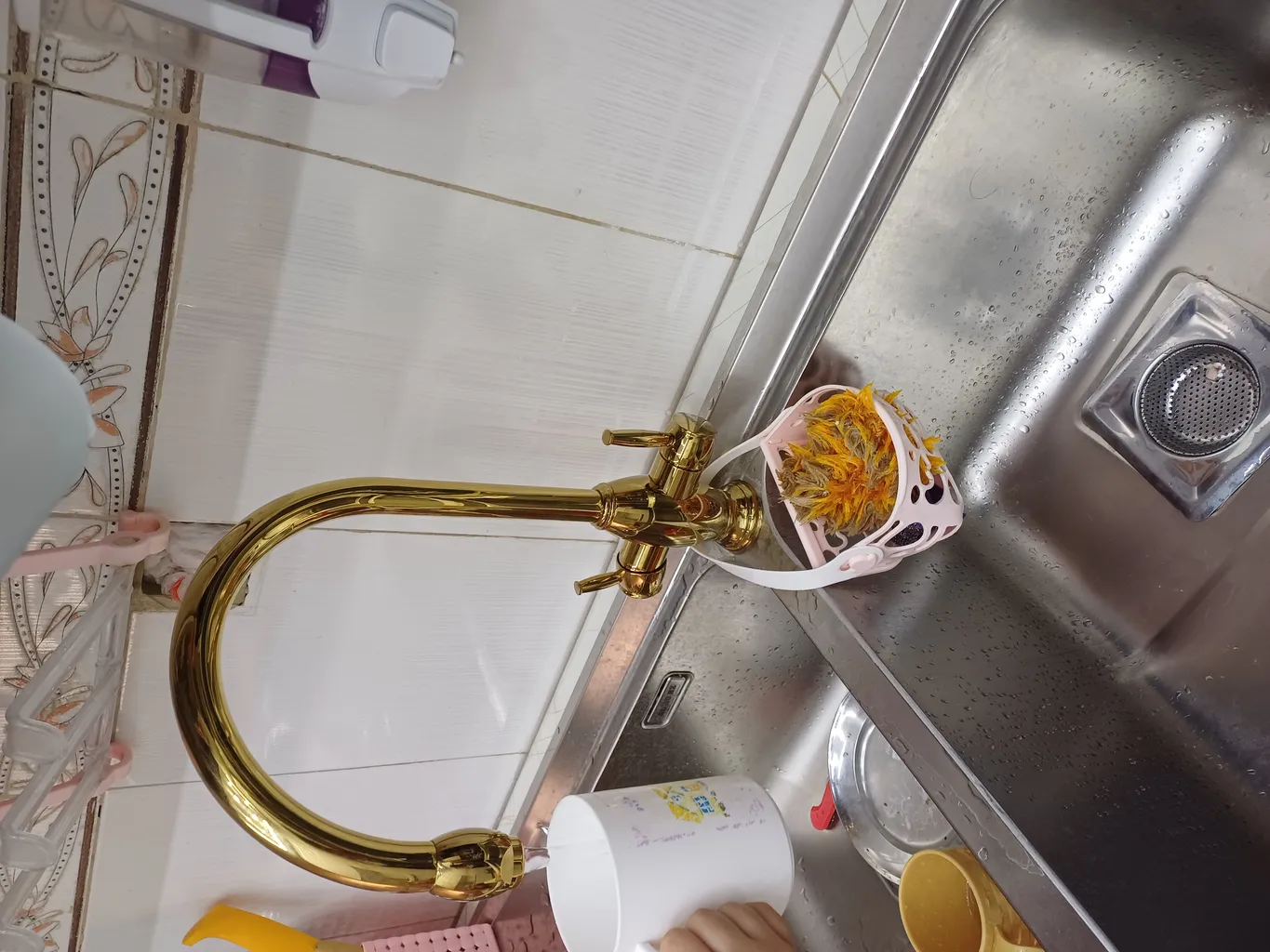 شیر آشپزخانه کسری مدل دو منظوره آرامش