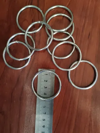 حلقه فلزی مدل توری شید بسته 10 عددی