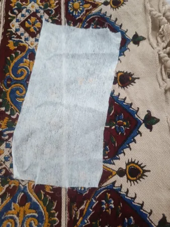 رومیزی قلمکار ممتاز طرح بته سنتی کد 2020