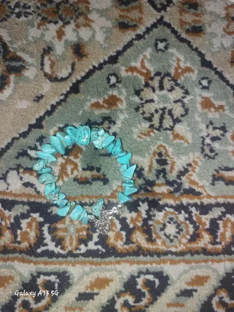 دستبند مدل سنگ طبیعی آمتیست