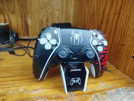 برچسب کنسول و دسته بازی و هدفون PS5 هاماگراف طرح باندل اسپایدرمن مدل spider man bundle مات مناسب برای دستگاه دیسک خور