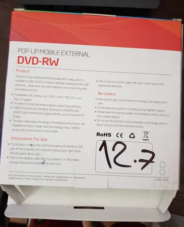 درایو DVD اکسترنال مدل SDRW08D