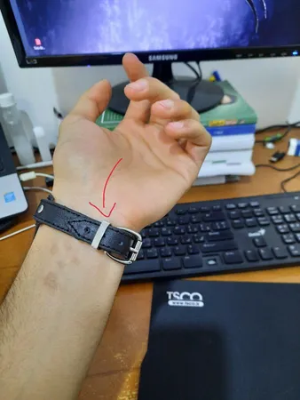 دستبند چرم وارک مدل رهام کد rb176