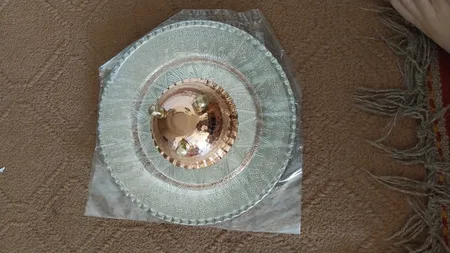 پیاله مسی مدل هفت سین کد 001 بسته 6 عددی