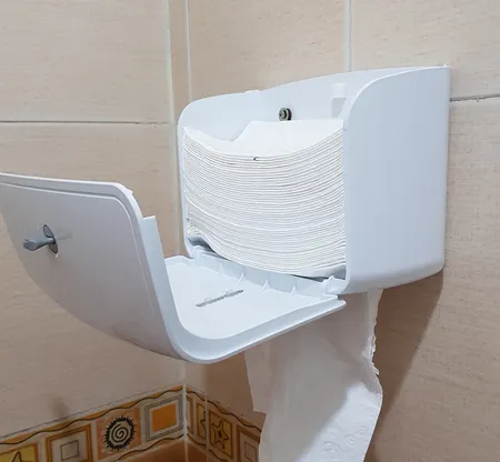 پایه رول دستمال کاغذی ایمن آب مدل ورونا کد ۰۰۱