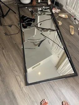 آینه مدل قدی نوستالژی پایه دار ALF-180