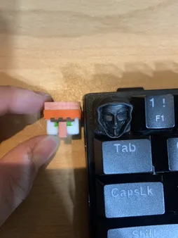 دکمه کیبورد مدل بازی طرح minecraft villager کد 03