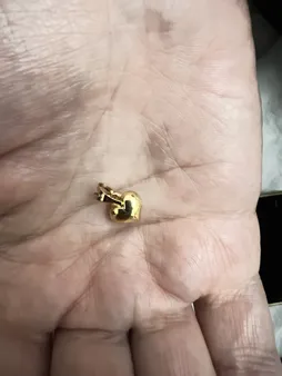 آویز گردنبند طلا 18 عیار زنانه مایا ماهک مدل MM1532 طرح قلب 3 بعدی