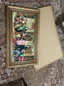 تجریه خرید تابلو فرش ماشینی نقش نگار رضوی شاعرجوان کد 618A