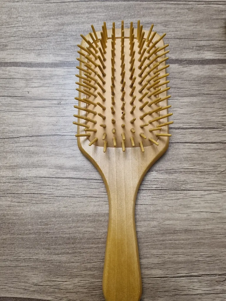 برس مو مدل چوبی بامبو کد 752