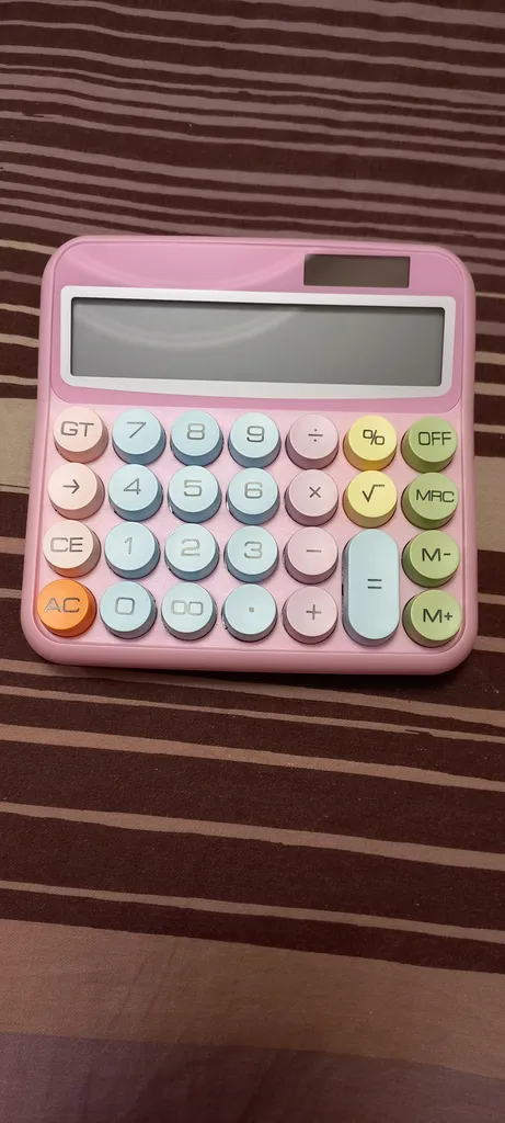 ماشین حساب مدل نوری طرح رنگی رنگی