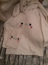 تجریه خرید هودی زنانه مدل گوش دار به همراه کیف