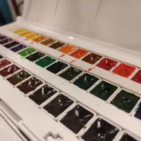 آبرنگ 48 رنگ افرا کد 137280