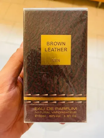 ادو پرفیوم مردانه فراگرنس ورد مدل Brown Leather حجم 100 میلی لیتر