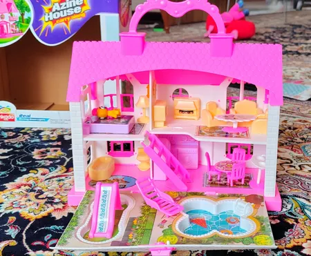اسباب بازی خانه عروسکی مدل آذین