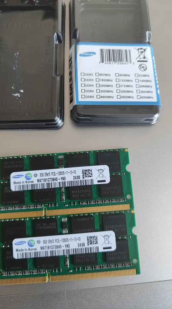 رم لپ تاپ DDR3L دو کاناله 1600 مگاهرتز CL11 سامسونگ مدل 12800ُS ظرفیت 8 گیگابایت