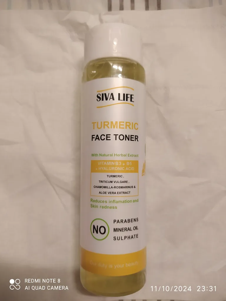 فوم شستشو صورت سیوا لایف مدل Turmeric حجم 150 میلی لیتر
