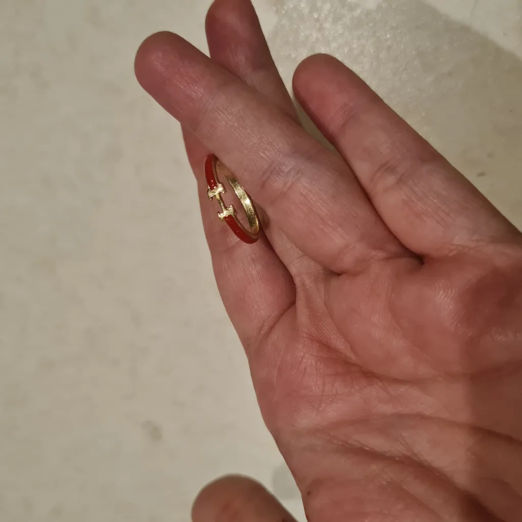 انگشتر طلا 18 عیار زنانه بان گالری مدل هرمس باریک