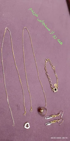 زنجیر طلا 18 عیار زنانه طلای مستجابی مدل میرو کد sz45 به همراه 50 سوت هدیه طلا