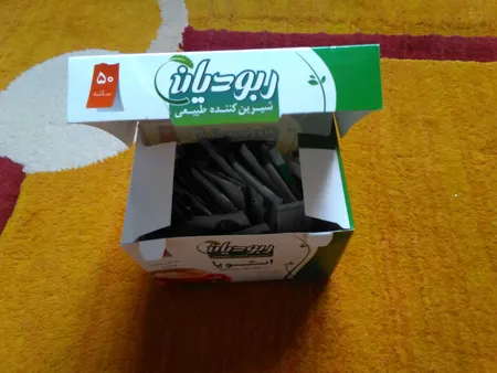 ساشه شیرین کننده طبیعی و بدون کالری استویا ربودیان بسته 50 عددی