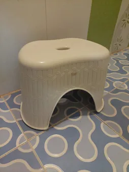 چهارپایه حمام لیمون مدل بامبو کد 01