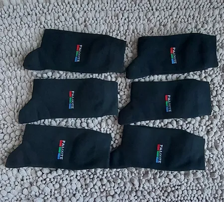 جوراب ساق بلند مردانه پالوته مدل PM-WIN-BLK-6666