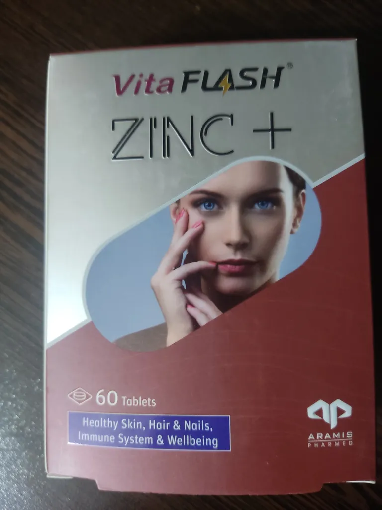 قرص زینک پلاس L55 ویتا فلش بسته 60 عددی