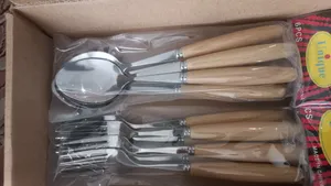 تجریه خرید سرویس قاشق چنگال 12 پارچه مدل دسته چوبی