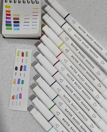 ماژیک علامت گذار کد 01 بسته 12 عددی