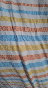 تجریه خرید حوله تن پوش ابراهیمی یزد مدل راه راه کد 101 سایز 120