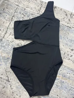 مایو زنانه مدل یقه رومی بغل باز