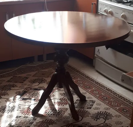 میز ناهار خوری صنایع چوب قائم مدل K252 سایز 100X100