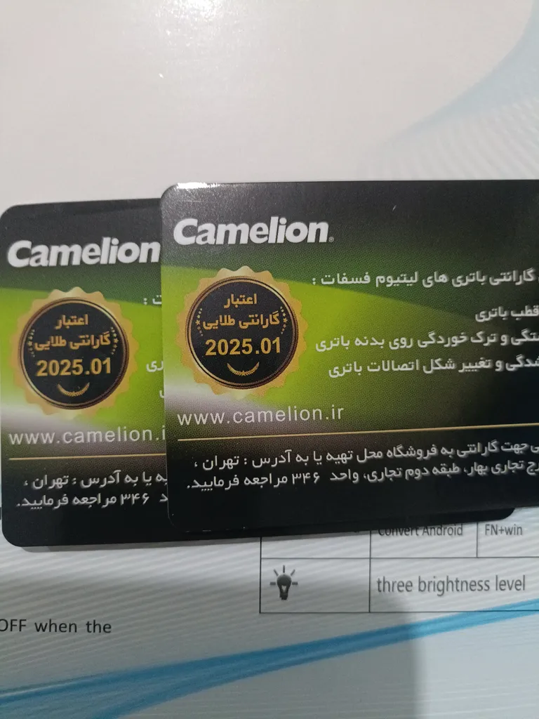 باتری یو پی اس 6 ولت 6 آمپر ساعت کملیون مدل LiFePo4 - لیتیوم